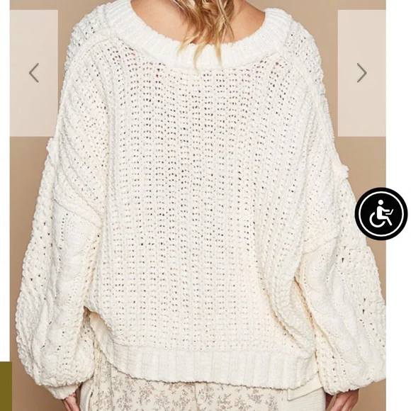 POL Chenille Sweater - Picture 9 of 10